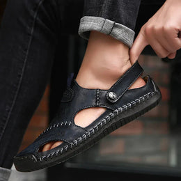 Męskie Sandały z Profilowaną Wkładką Wspierającą