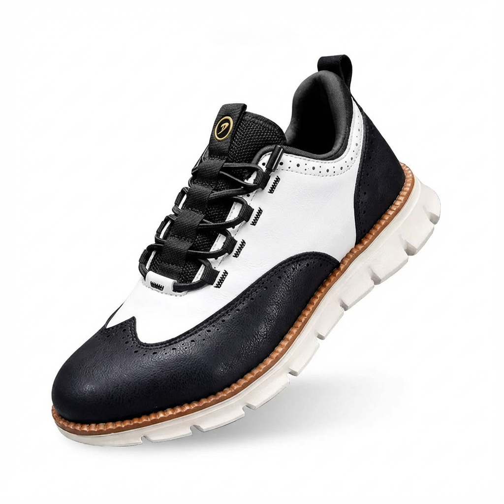 Męskie Buty Oxford Ze Sznurowaniem I Wkładką Memory Foam