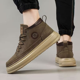 Buty Męskie Z Wkładką I Antypoślizgową Podeszwą
