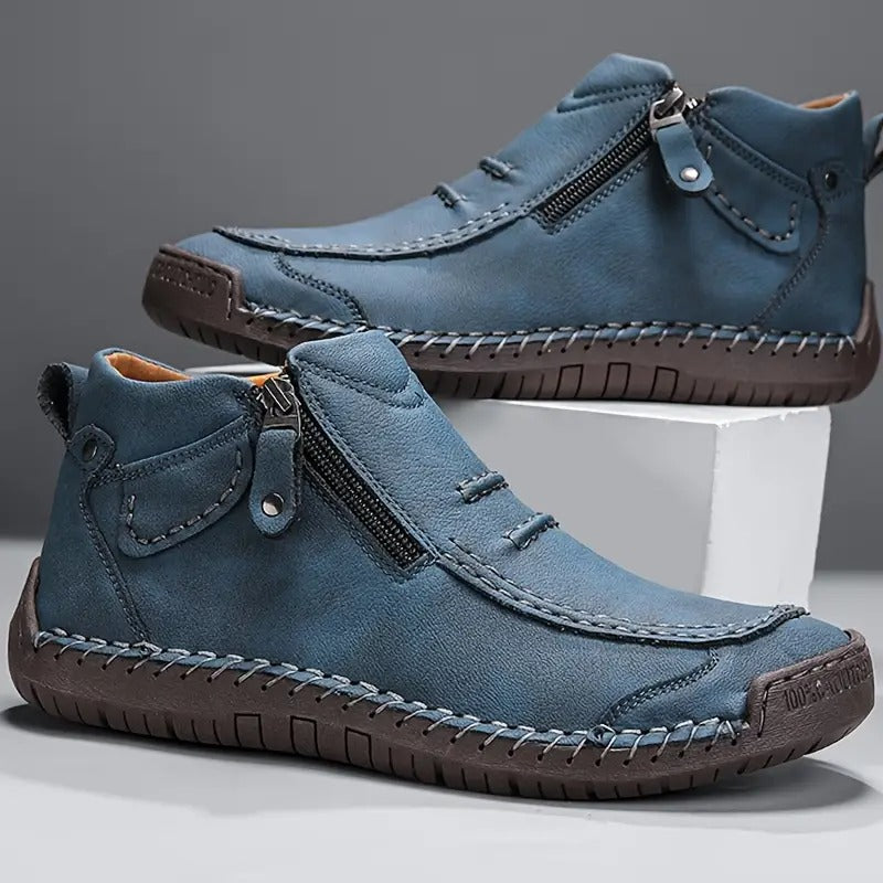 Męskie Eleganckie Buty Wsuwane z Wsparciem i Strukturalnym Dopasowaniem