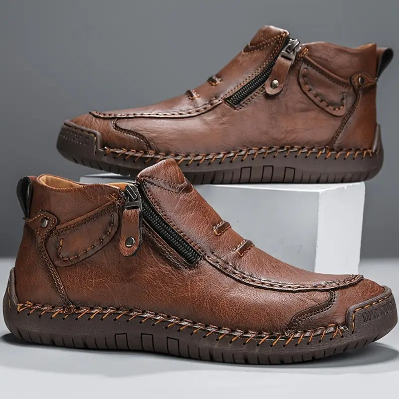 Męskie Eleganckie Buty Wsuwane z Wsparciem i Strukturalnym Dopasowaniem