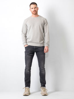 Męskie Jeansy Slim Fit z Klasycznym Układem Pięciu Kieszeni