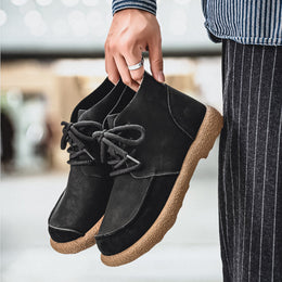 Buty Męskie Sznurowane Sznurowadła Z Amortyzowaną Podeszwą I Teksturowaną Podeszwą Zewnętrzną
