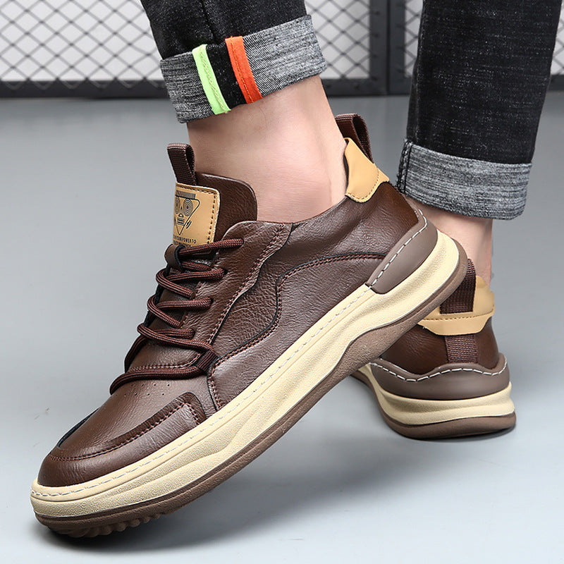 Męskie Sneakersy z Amortyzowaną Wkładką, Wyściełanym Kołnierzem i Gumową Podeszwą
