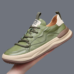 Męskie Sneakersy z Amortyzowaną Wkładką, Wyściełanym Kołnierzem i Gumową Podeszwą