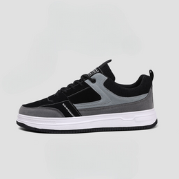 Męskie Sneakersy Patchworkowe z Amortyzowaną Wkładką i Sznurowaniem