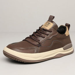 Męskie Sneakersy z Amortyzowaną Wkładką, Wyściełanym Kołnierzem i Gumową Podeszwą