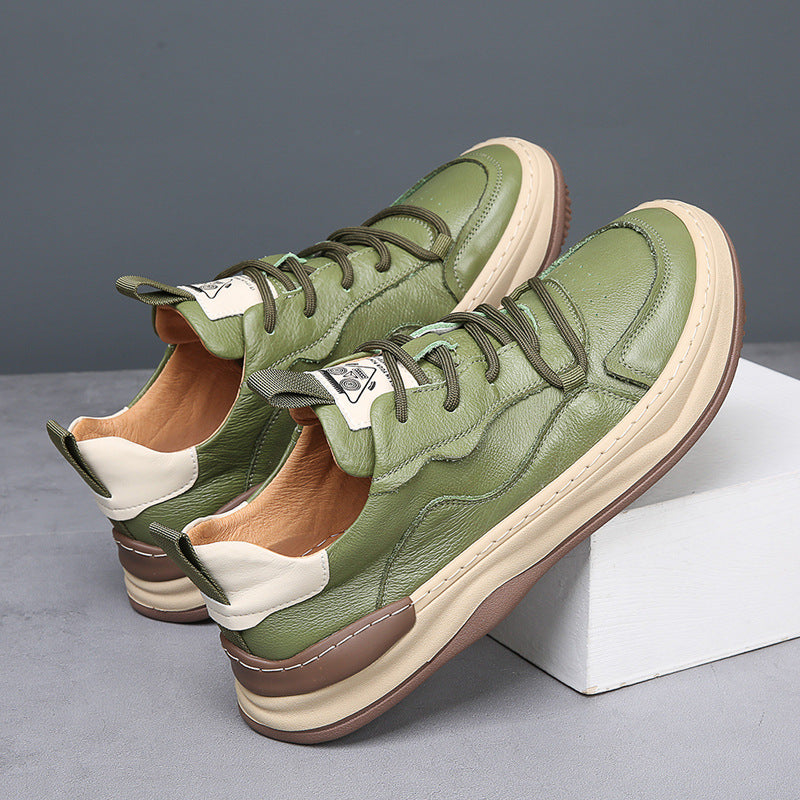 Męskie Sneakersy z Amortyzowaną Wkładką, Wyściełanym Kołnierzem i Gumową Podeszwą