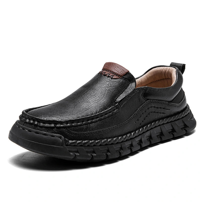 Męskie Buty Wsuwane z Amortyzowaną Wkładką i Elastyczną Podeszwą