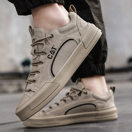 Męskie Sneakersy z Oddychającymi Wstawkami i Wytrzymałą Podeszwą