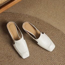Damskie Klapki Typu Slip-On Z Amortyzowana Wkladka I Odkrytymi Plecami