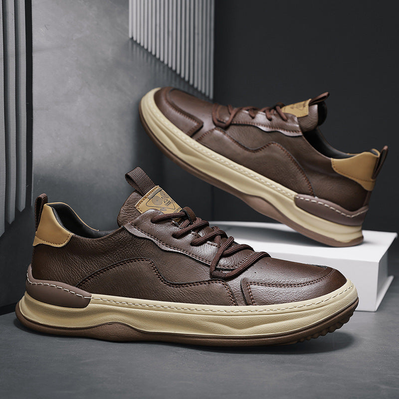 Męskie Sneakersy z Amortyzowaną Wkładką, Wyściełanym Kołnierzem i Gumową Podeszwą