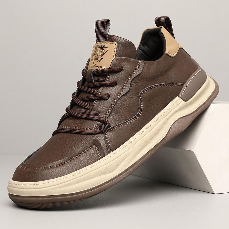 Męskie Sneakersy z Amortyzowaną Wkładką, Wyściełanym Kołnierzem i Gumową Podeszwą