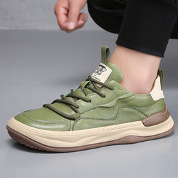 Męskie Sneakersy z Amortyzowaną Wkładką, Wyściełanym Kołnierzem i Gumową Podeszwą