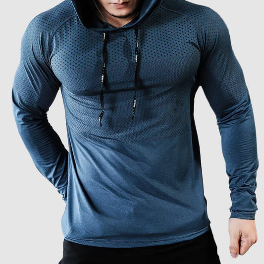 Męska Bluza Treningowa Slim Fit Szybkoschnąca Hoodie