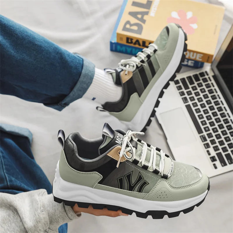 Męskie Sneakersy z Amortyzowaną Wkładką i Wytrzymałą Podeszwą