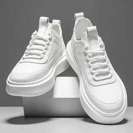 Męskie Sneakersy Podwyższająca Wkładka Gumowa Podeszwa