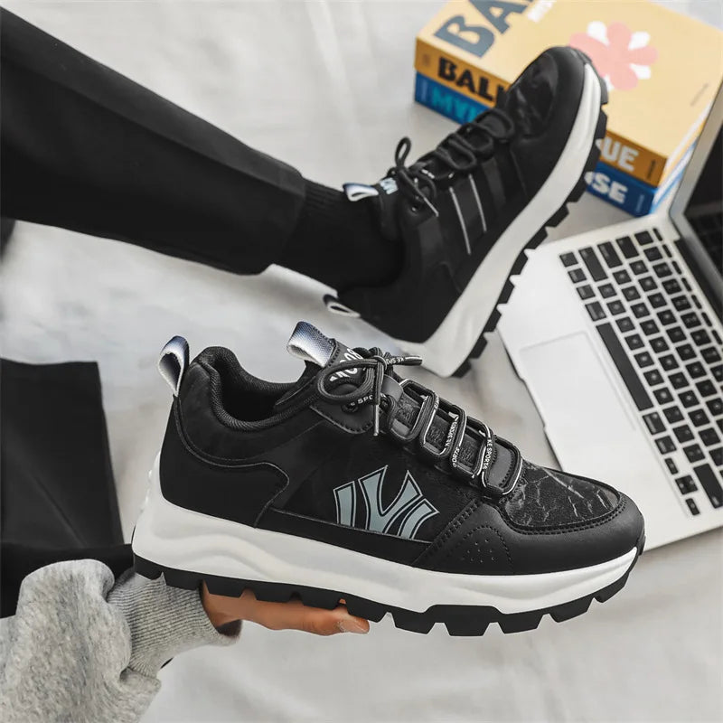 Męskie Sneakersy z Amortyzowaną Wkładką i Wytrzymałą Podeszwą