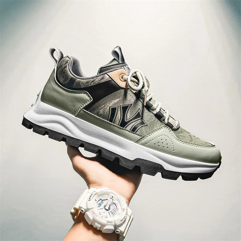 Męskie Sneakersy z Amortyzowaną Wkładką i Wytrzymałą Podeszwą