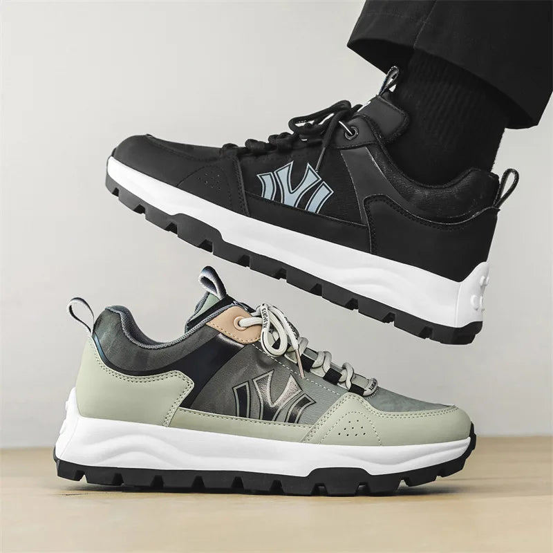 Męskie Sneakersy z Amortyzowaną Wkładką i Wytrzymałą Podeszwą