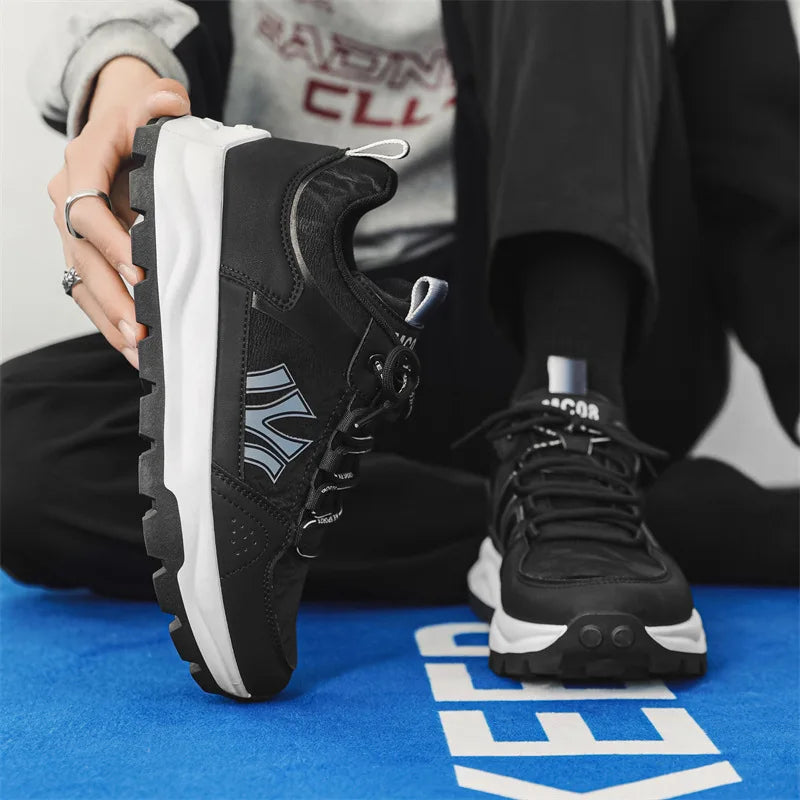 Męskie Sneakersy z Amortyzowaną Wkładką i Wytrzymałą Podeszwą