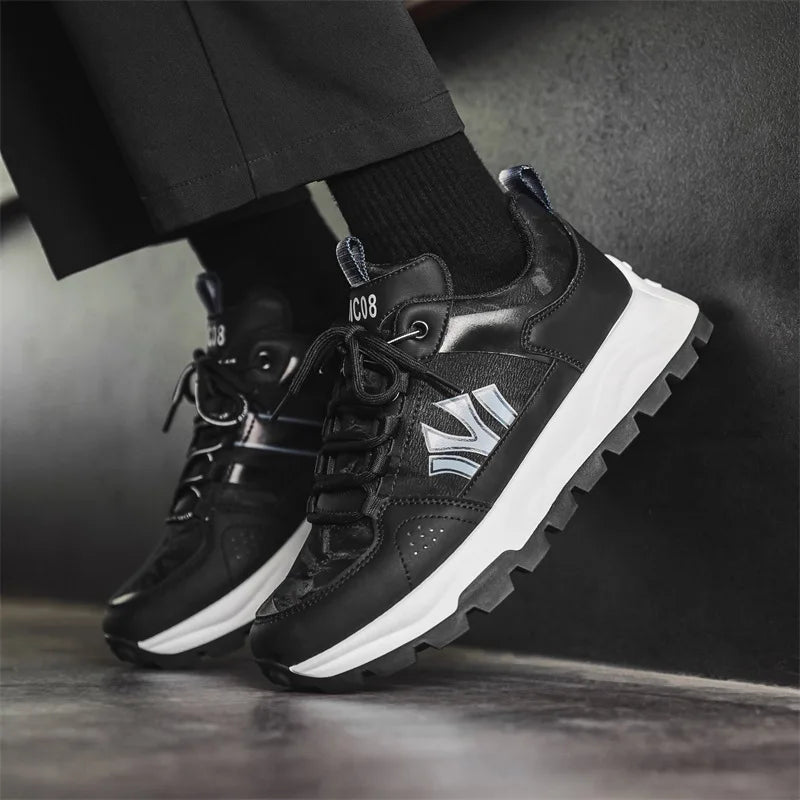 Męskie Sneakersy z Amortyzowaną Wkładką i Wytrzymałą Podeszwą