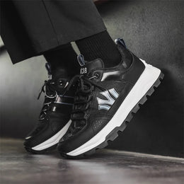 Męskie Sneakersy z Amortyzowaną Wkładką i Wytrzymałą Podeszwą