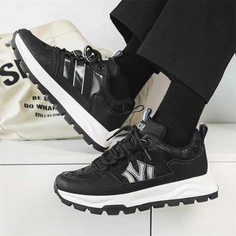 Męskie Sneakersy z Amortyzowaną Wkładką i Wytrzymałą Podeszwą