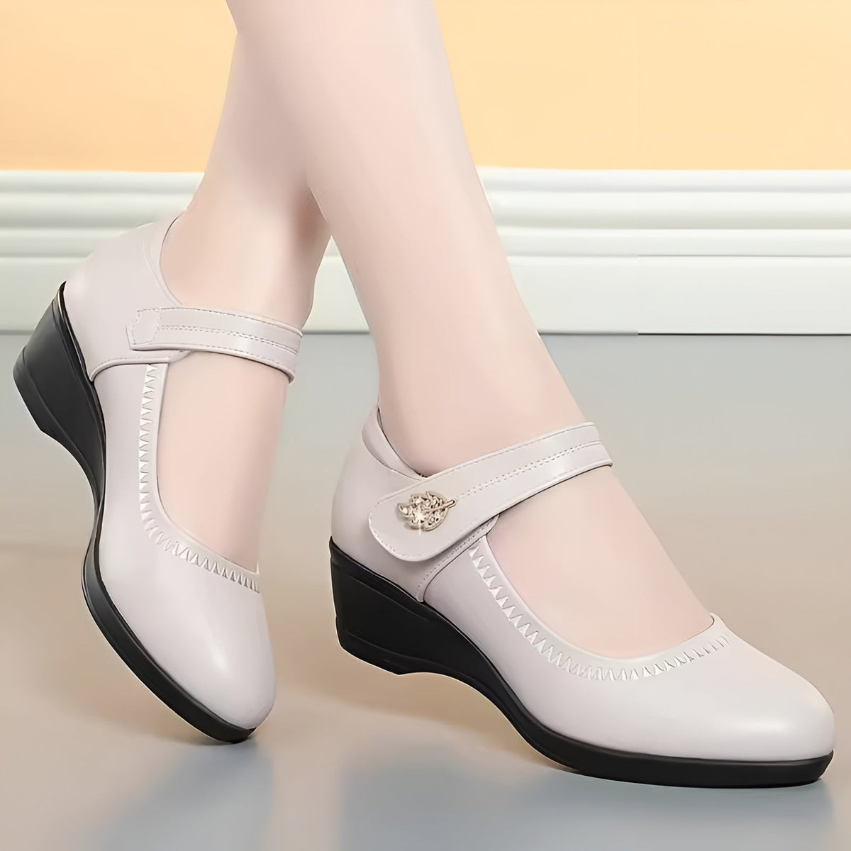 Damskie Lekkie Buty z Amortyzującą Podeszwą i Wkładką z Wyściółką