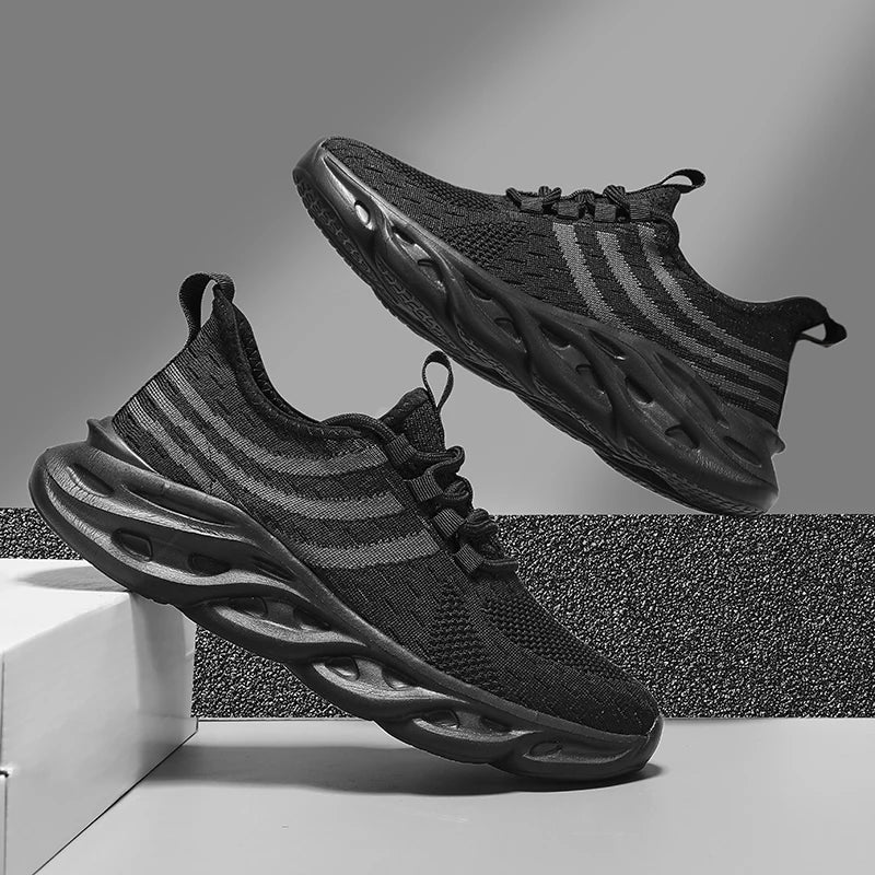 Męskie Buty Sportowe Z Oddychającej Siateczki Z Podeszwą Sticktread