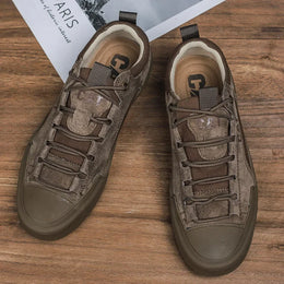 Męskie Sneakersy z Oddychającymi Wstawkami i Wytrzymałą Podeszwą