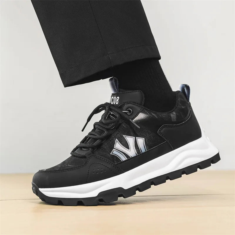 Męskie Sneakersy z Amortyzowaną Wkładką i Wytrzymałą Podeszwą