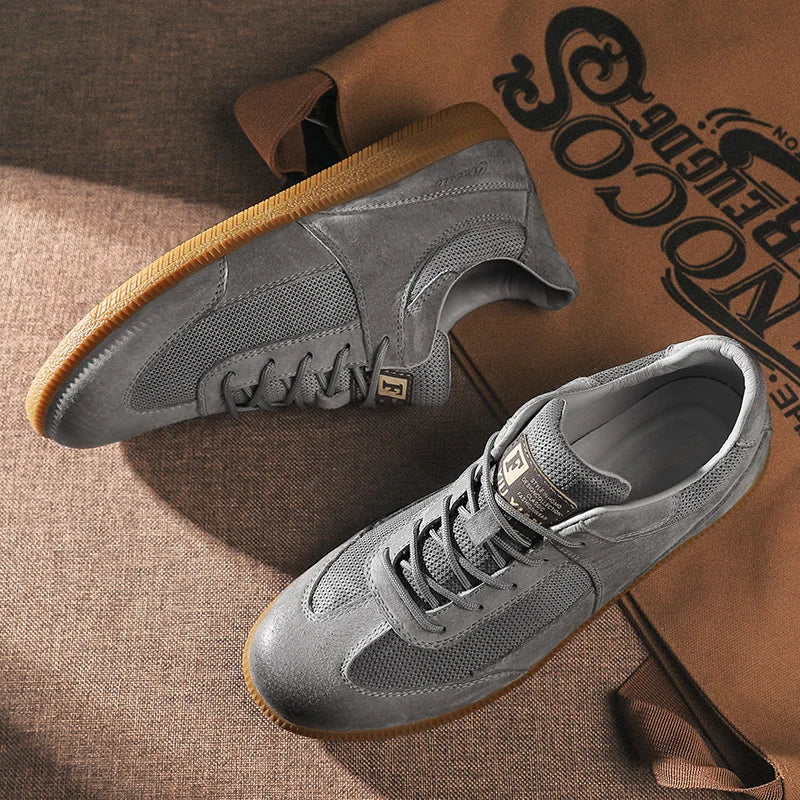 Męskie Sneakersy Antypoślizgowa Podeszwa Dekoracyjne Przeszycia