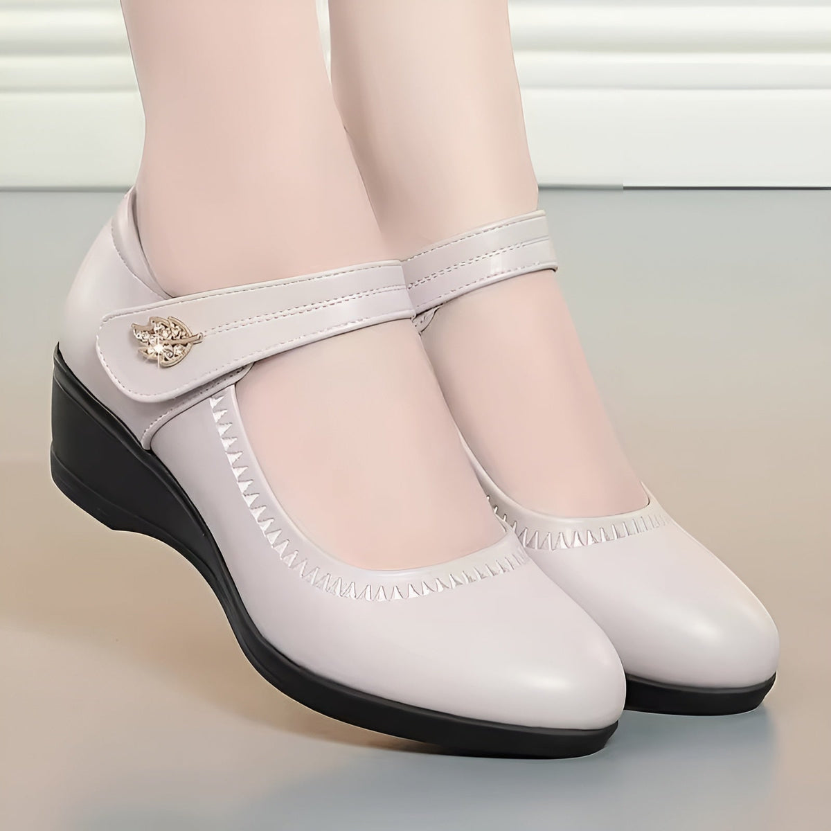 Damskie Lekkie Buty z Amortyzującą Podeszwą i Wkładką z Wyściółką