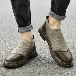 Męskie Buty Ręcznie Wykonane z Oddychającą Cholewką z Siatki