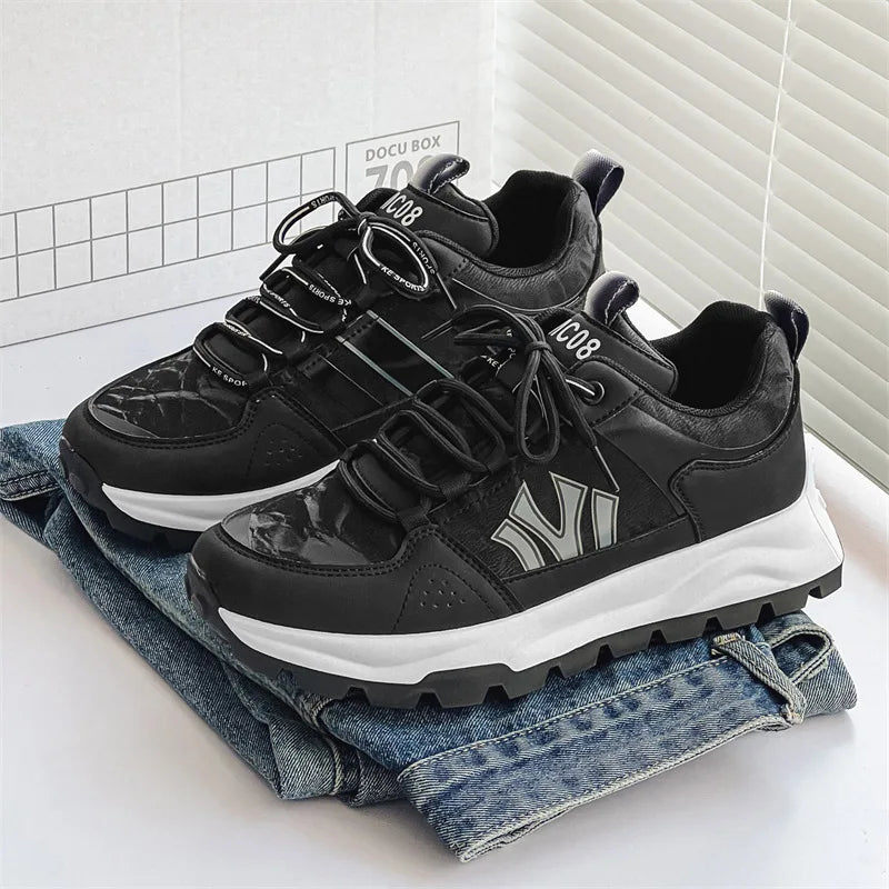 Męskie Sneakersy z Amortyzowaną Wkładką i Wytrzymałą Podeszwą