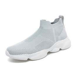 Męskie Sneakersy w Stylu Skarpety z Dzianinową Cholewką i Antypoślizgową Podeszwą