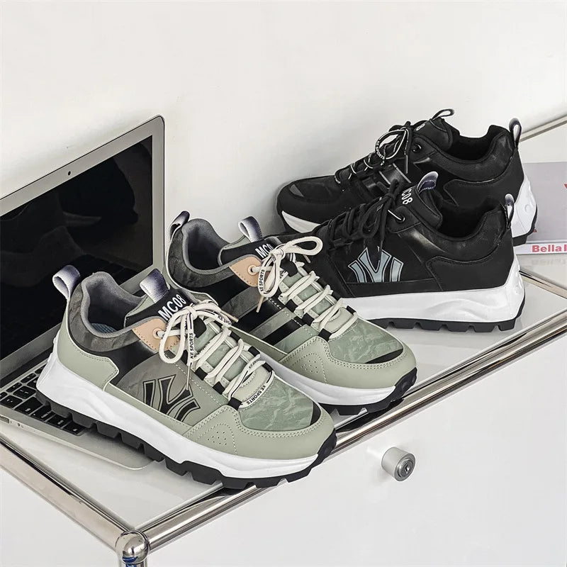 Męskie Sneakersy z Amortyzowaną Wkładką i Wytrzymałą Podeszwą