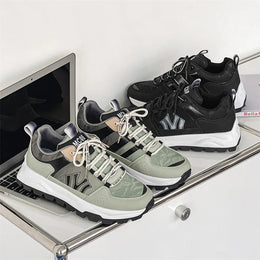 Męskie Sneakersy z Amortyzowaną Wkładką i Wytrzymałą Podeszwą