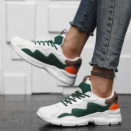 Damskie Buty Do Biegania W Stylu Retro Z Warstwową Siateczką I Amortyzowaną Podeszwą