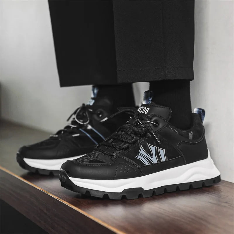 Męskie Sneakersy z Amortyzowaną Wkładką i Wytrzymałą Podeszwą