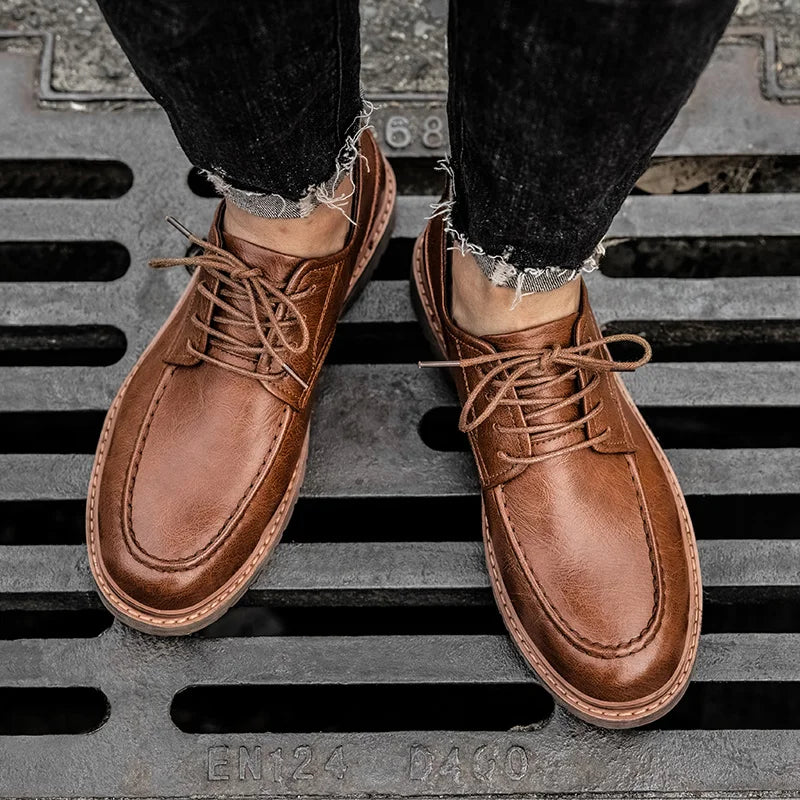 Męskie Sneakersy Minimalistyczna Sylwetka Teksturowane Wykończenie