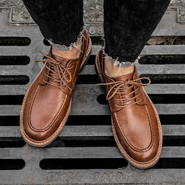 Męskie Sneakersy Minimalistyczna Sylwetka Teksturowane Wykończenie