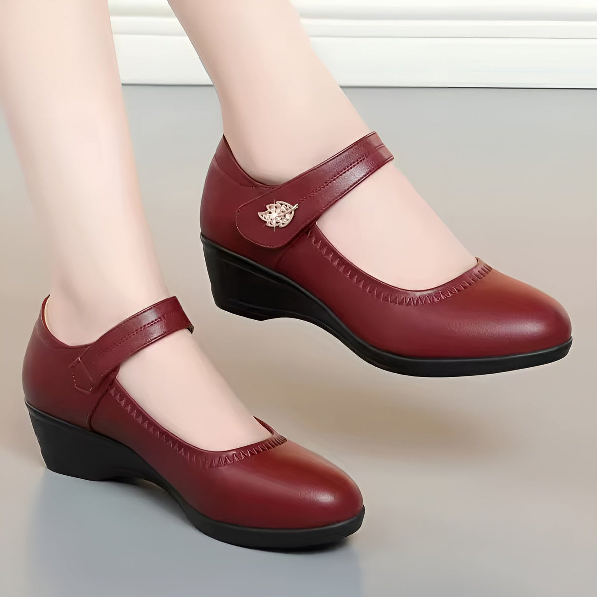 Damskie Lekkie Buty z Amortyzującą Podeszwą i Wkładką z Wyściółką