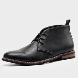 Męskie Buty Typu Chukka Szyte Ręcznie Z Amortyzowaną Wkładką I Gumową Podeszwą Zewnętrzną