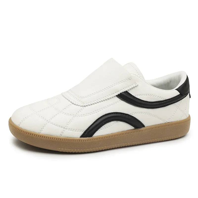 Meskie Sznurowane Skorzane Trampki, Codzienne Buty Do Noszenia