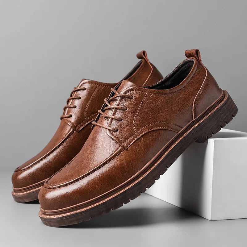 Męskie Sneakersy Minimalistyczna Sylwetka Teksturowane Wykończenie