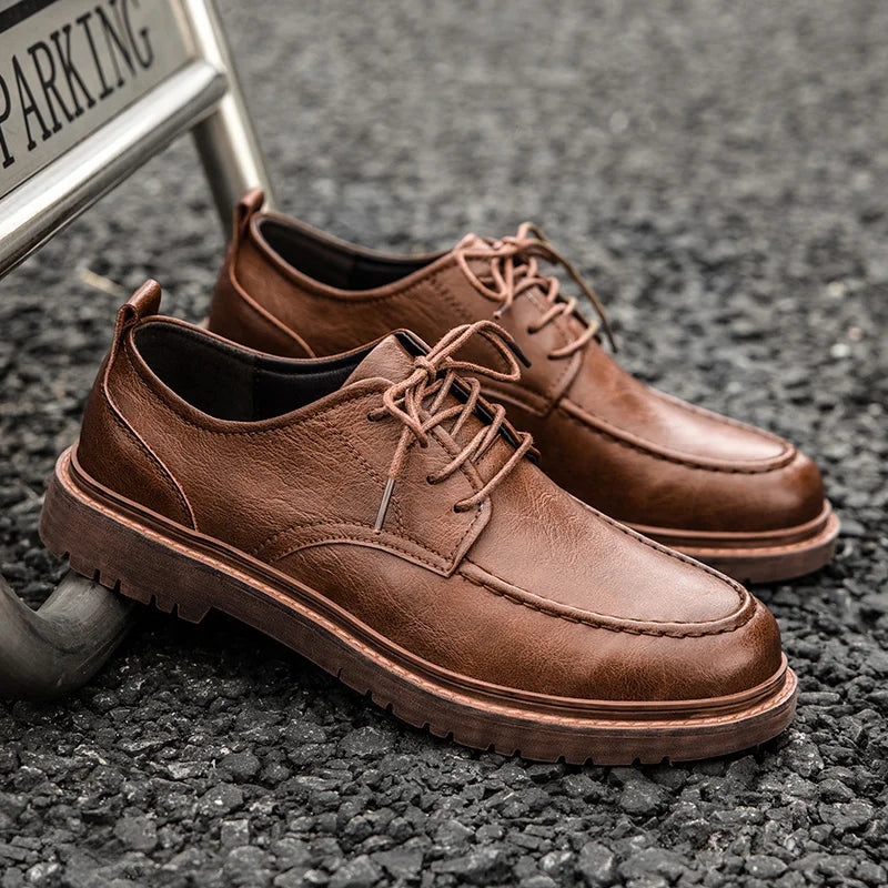 Męskie Sneakersy Minimalistyczna Sylwetka Teksturowane Wykończenie