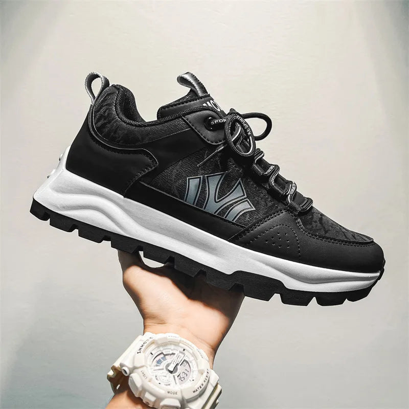 Męskie Sneakersy z Amortyzowaną Wkładką i Wytrzymałą Podeszwą
