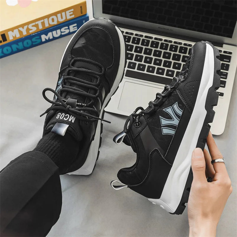 Męskie Sneakersy z Amortyzowaną Wkładką i Wytrzymałą Podeszwą